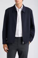 BOSS Virgin Wool Zip Jacket