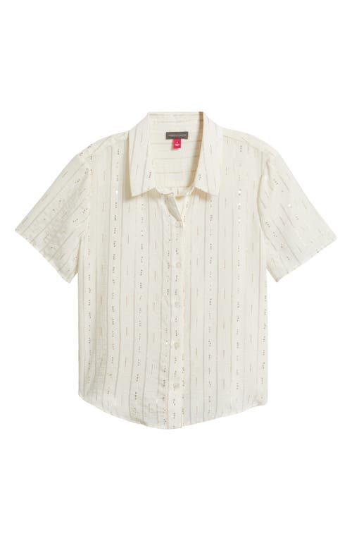 Shop Vince Camuto Beaded Button-up Shirt