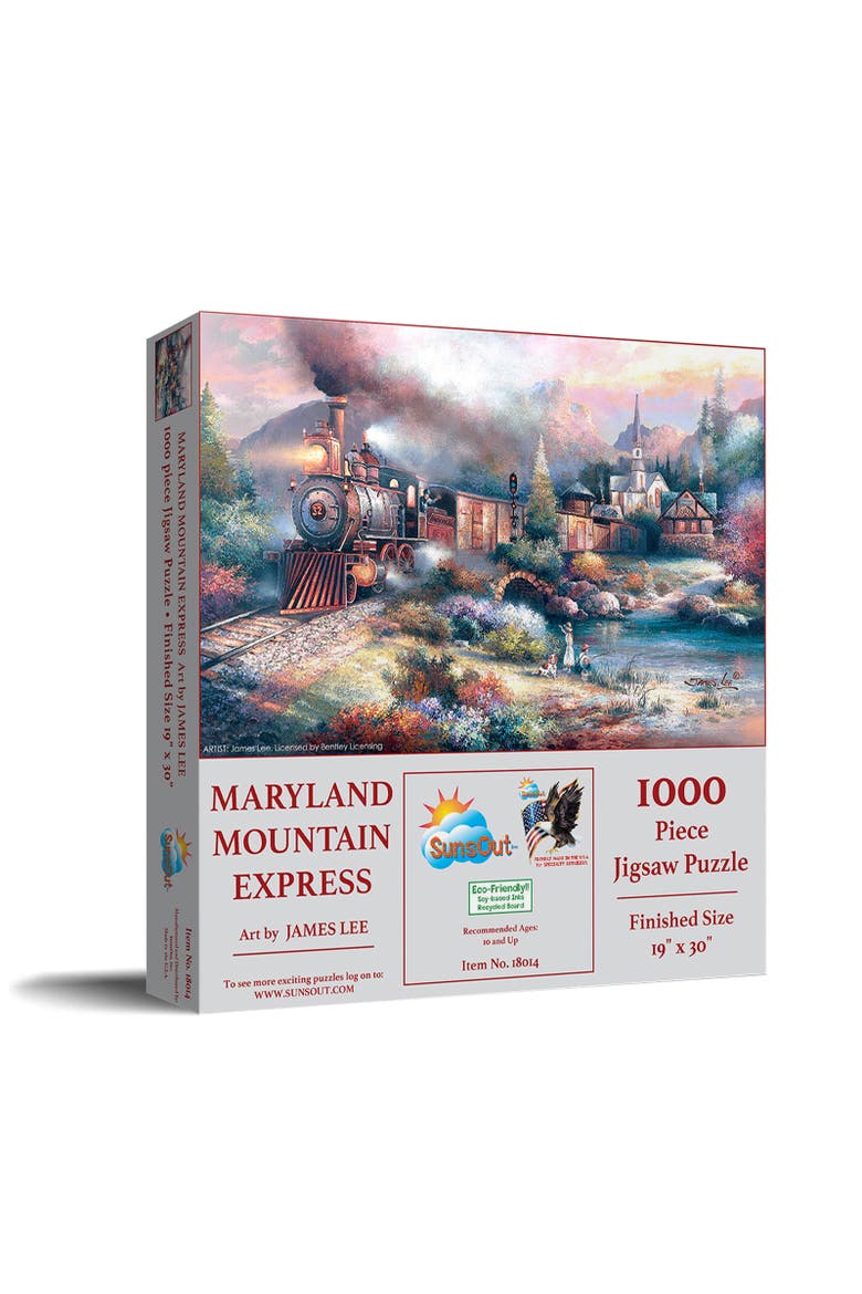 Maryland Mountain Express 1000 piece Jigsaw Puzzle for Adults, Main, color, Multicolor