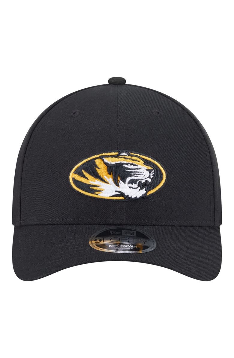 New Era Men's New Era Black Missouri Tigers Team Collective 9FORTY M-Crown Adjustable Hat, Alternate, color, Black