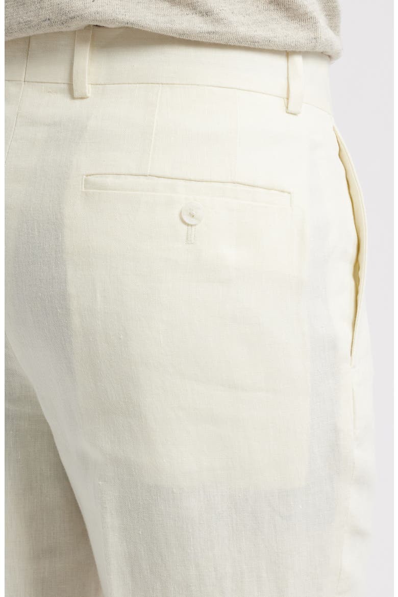 Henrik Trim Fit Italian Linen Suit Separate Pants, Alternate, color, IVORY VANILLA