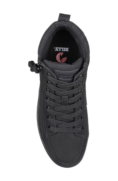 Billy Footwear Classic High Top Sneaker In Black To The Floor