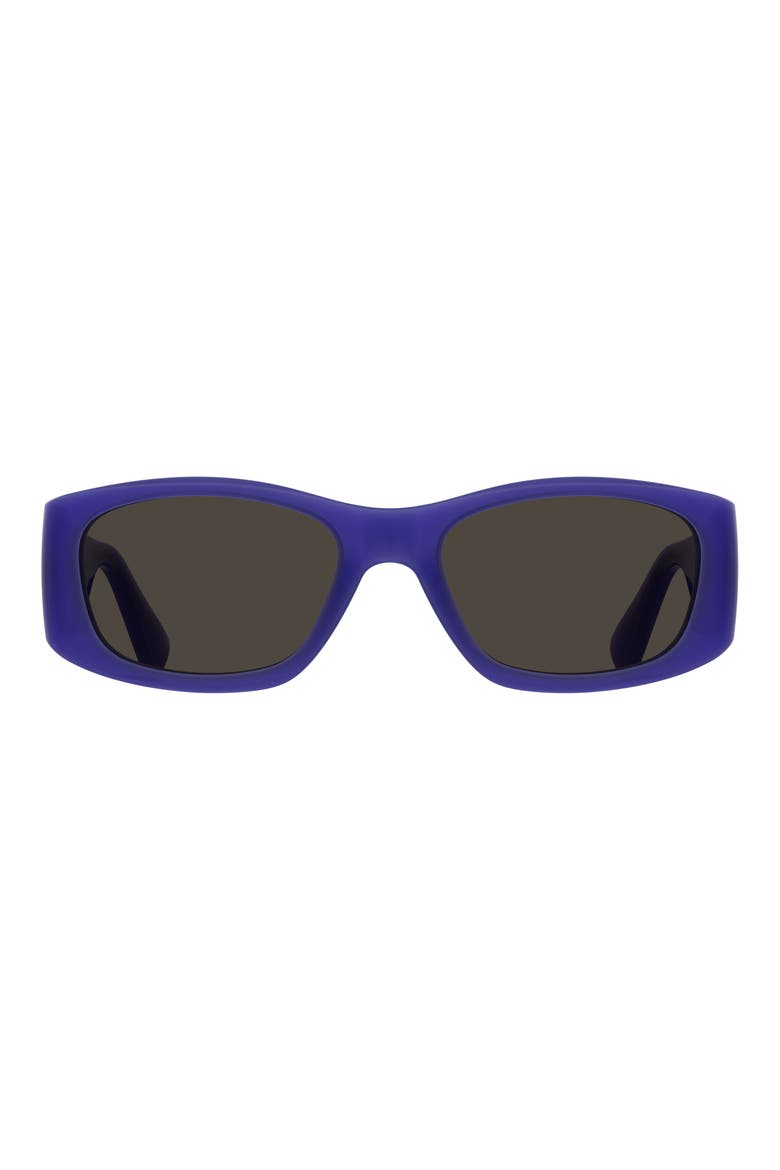 55mm Square Sunglasses, Main, color, VIOLET