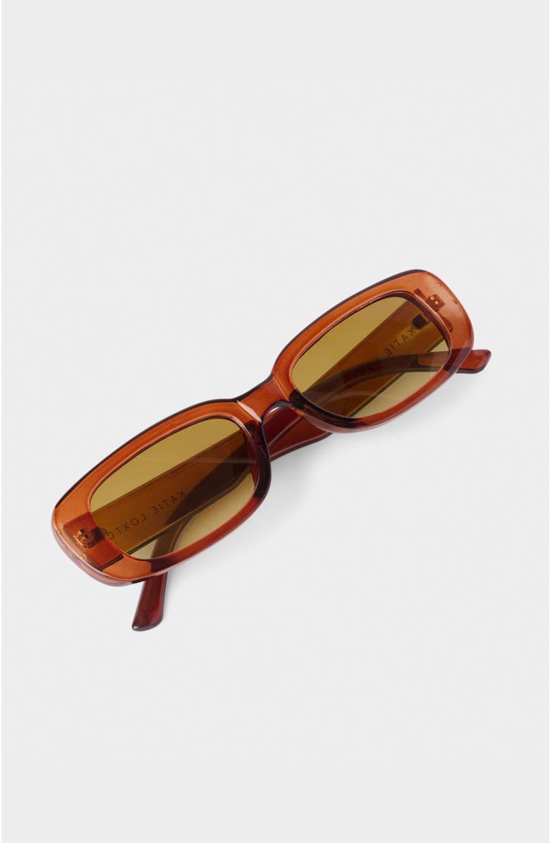 Katie Loxton Venice Sunglasses, Alternate, color, Amber Transparent