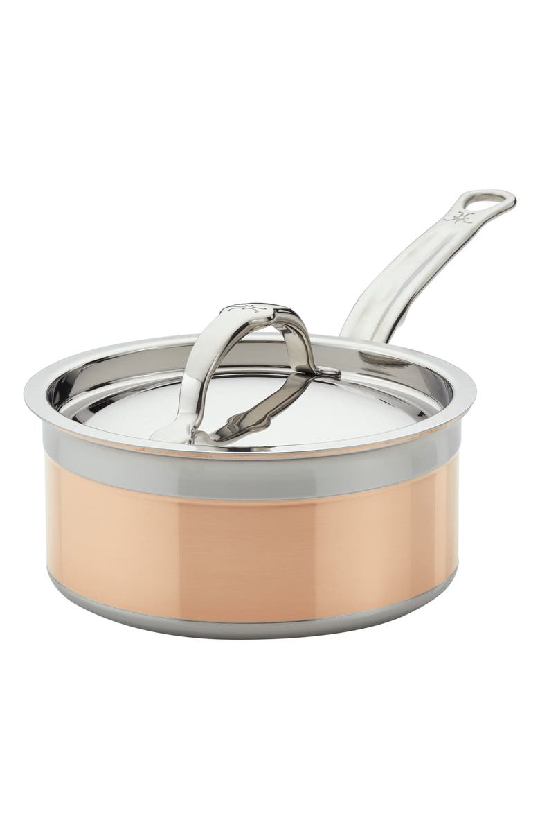 Hestan CopperBond 1.5-Quart Saucepan with Lid, Alternate, color, 