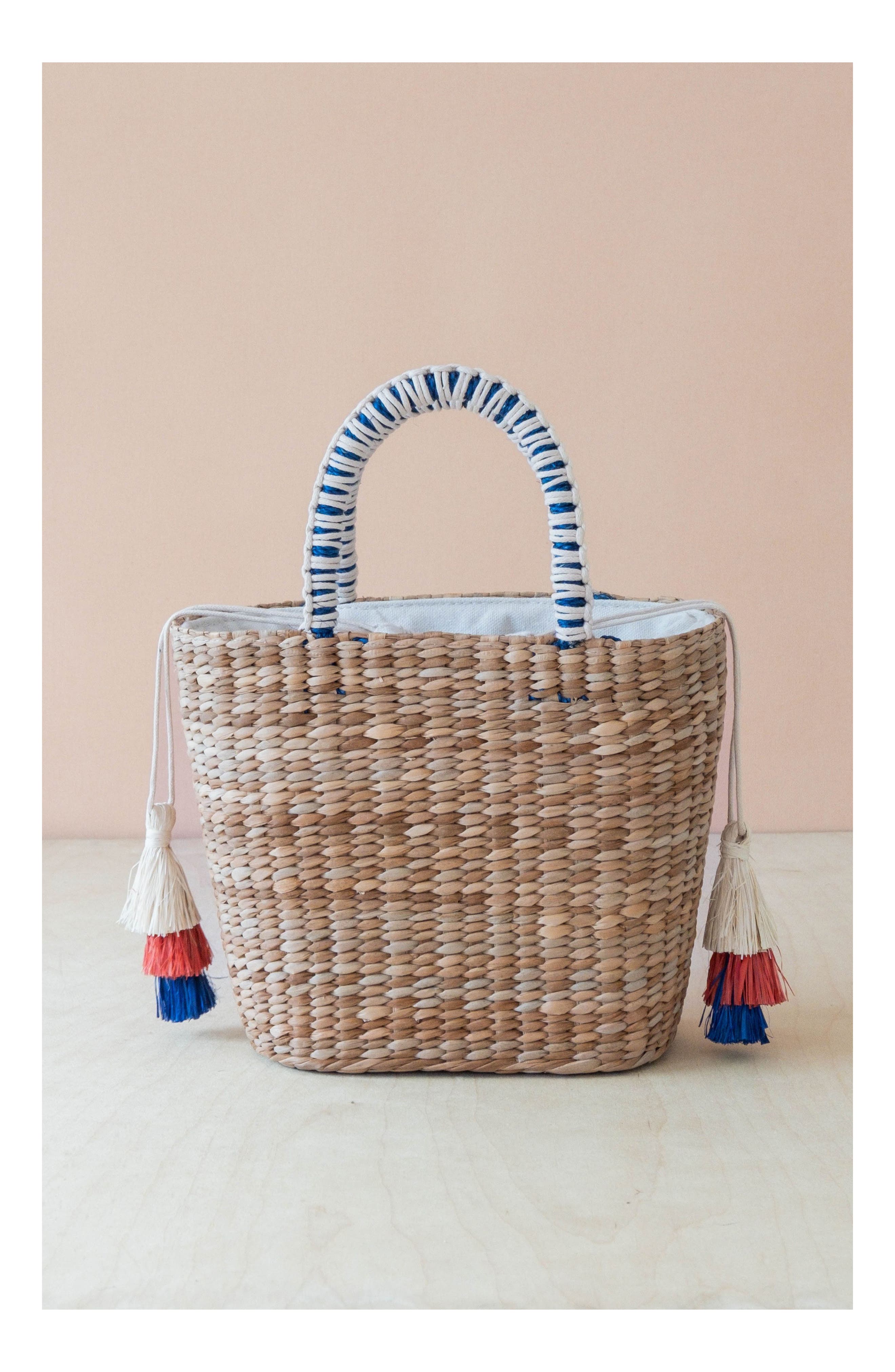 LIKHA Sardine Can Embroidered Tote Bag, Alternate, color, 