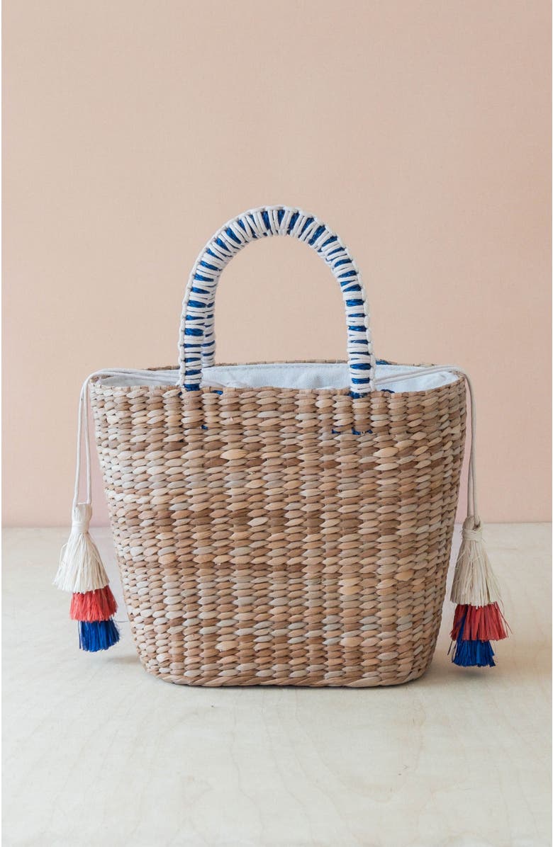 LIKHA Sardine Can Embroidered Tote Bag, Alternate, color,