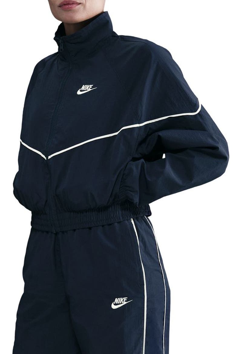 Sportswear Windrunner Water Repellent Jacket, Main, color, NAVY/ SAIL