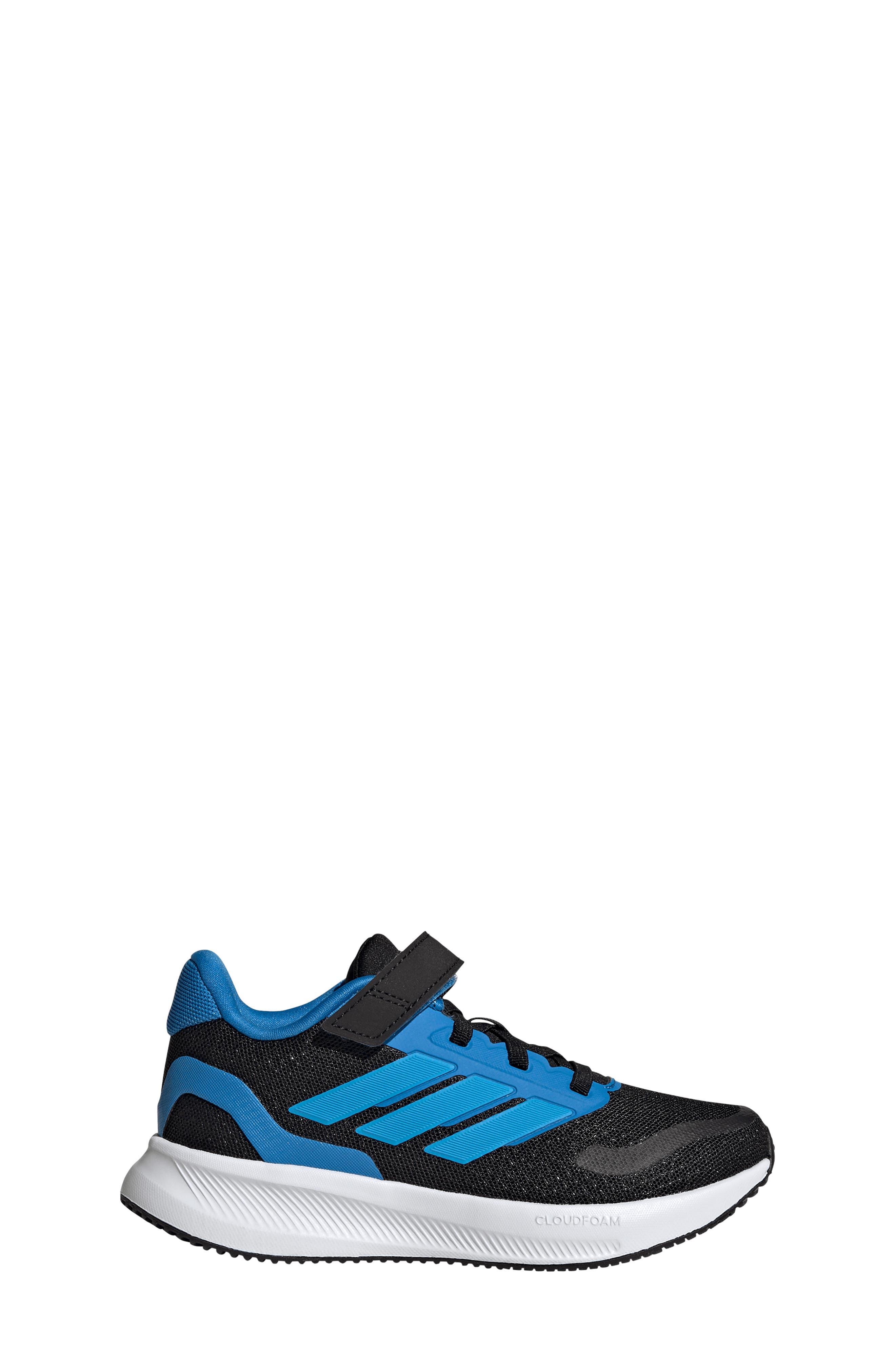 adidas Kids' Runfalcon 5 Sneaker, Alternate, color, Black/ Aquamarine/ Ray Blue
