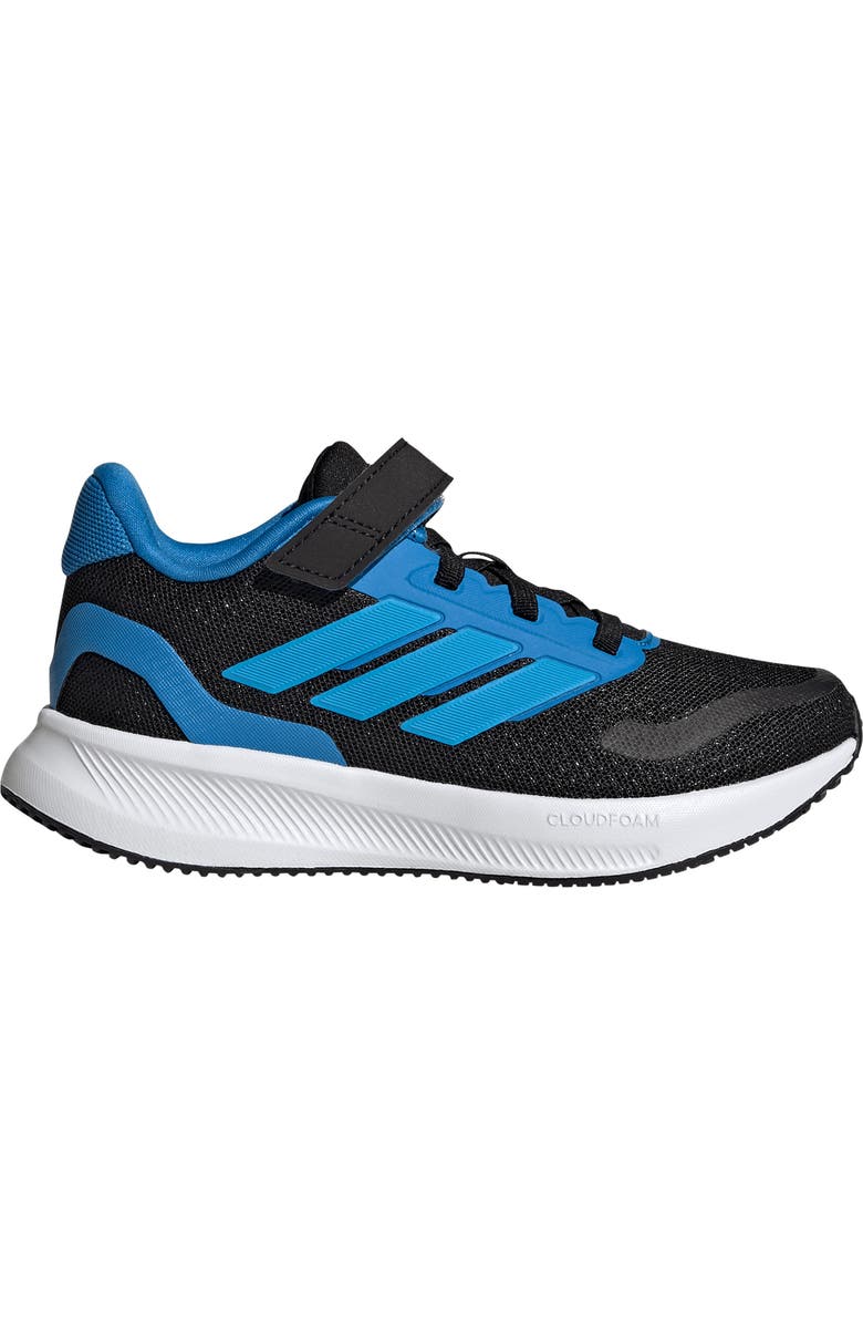adidas Kids' Runfalcon 5 Sneaker, Alternate, color, Black/ Aquamarine/ Ray Blue