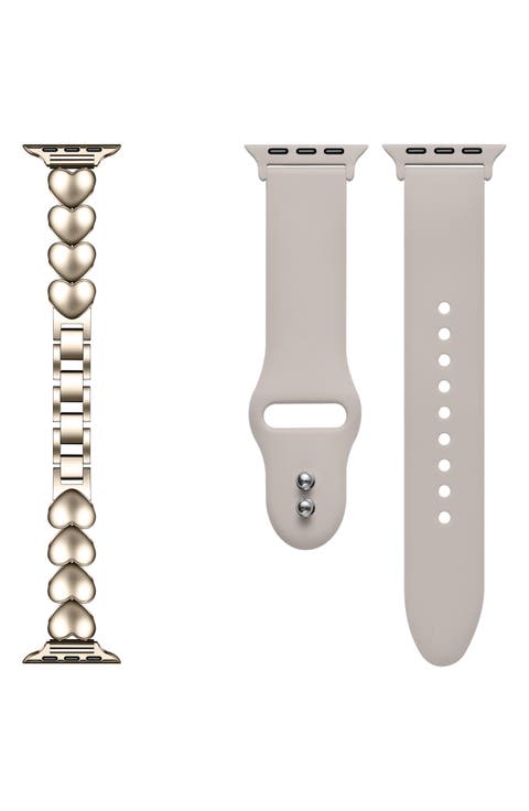2-Pack Assorted Aphrodite Silicone Apple Watch® Watchbands