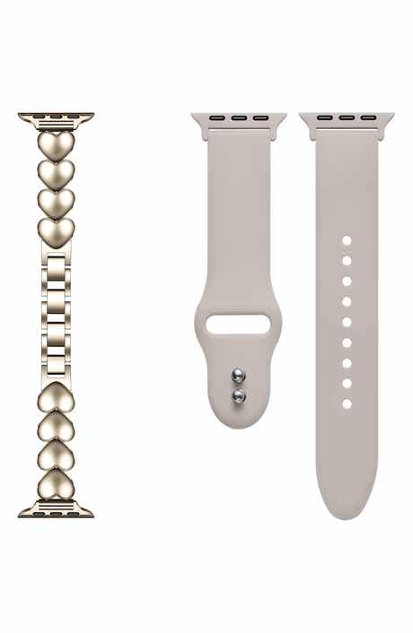 2-Pack Assorted Aphrodite Silicone Apple Watch® Watchbands