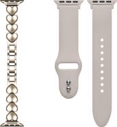 Posh Tech 2-Pack Assorted Aphrodite Silicone Apple Watch® Watchbands