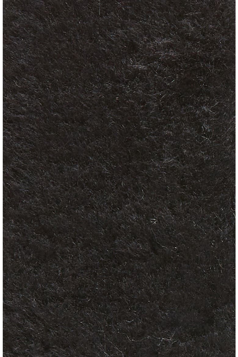 Ombrato Teddy Alpaca Blend Mittens, Alternate, color, BLACK