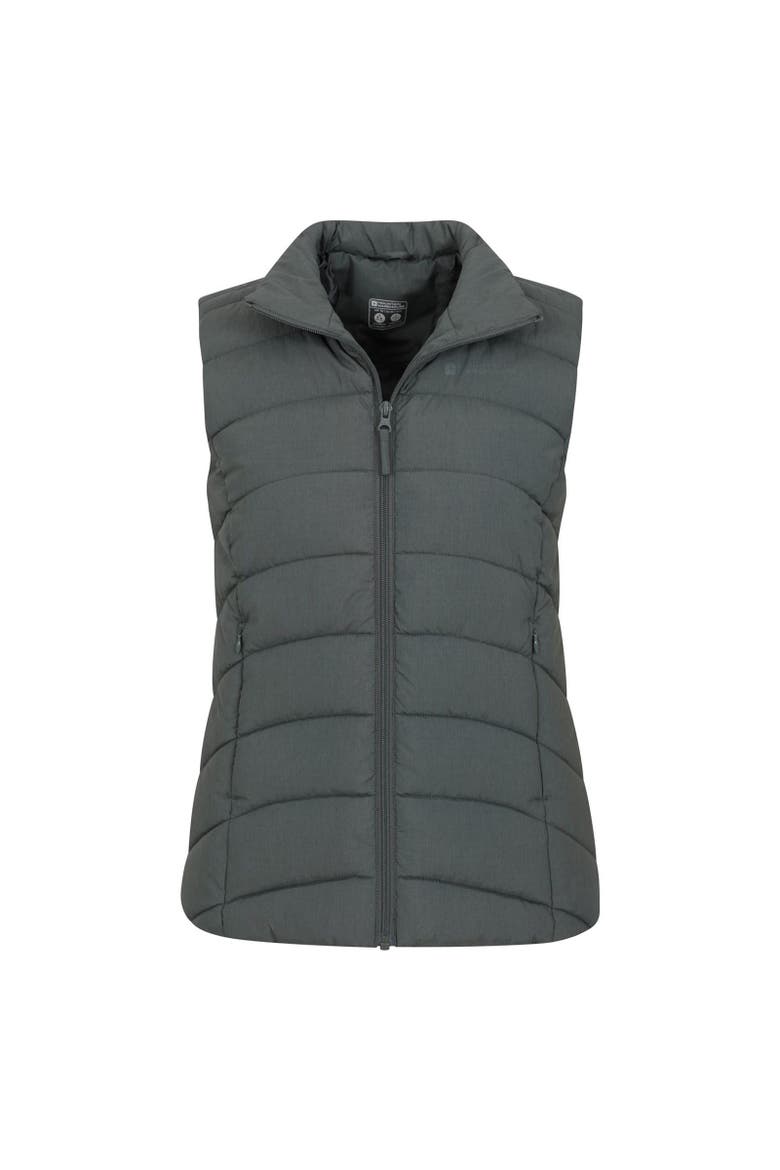 Opal Padded Vest, Alternate, color, Dark Khaki