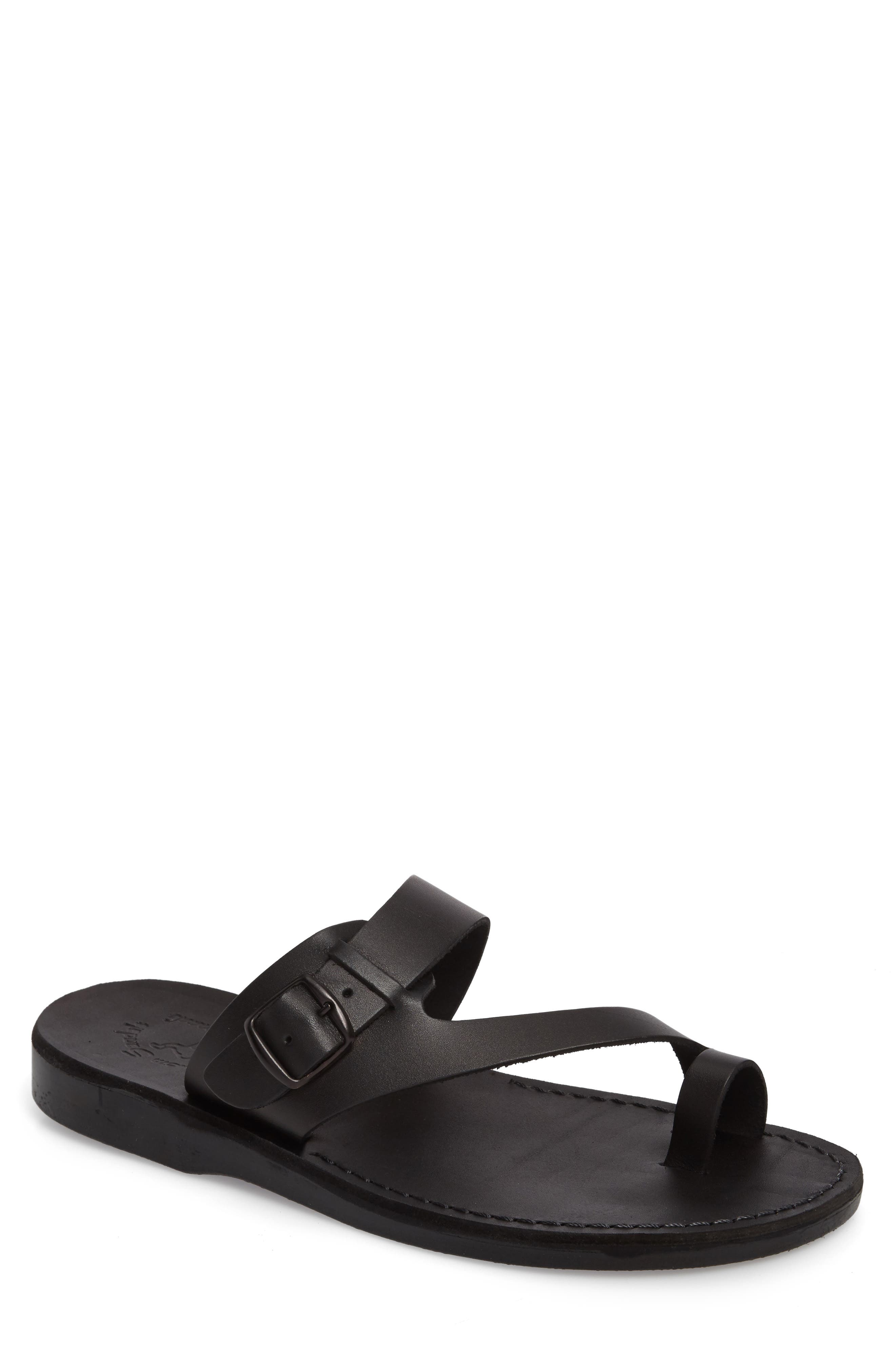 Jerusalem Sandals Abner Toe Loop Sandal, Main, color, 