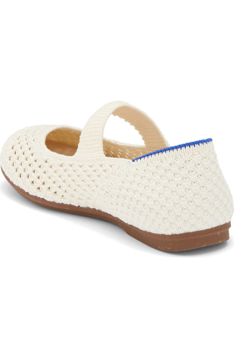 Rothy's Kids' Mary Jane Flat, Alternate, color, White Open-Knit