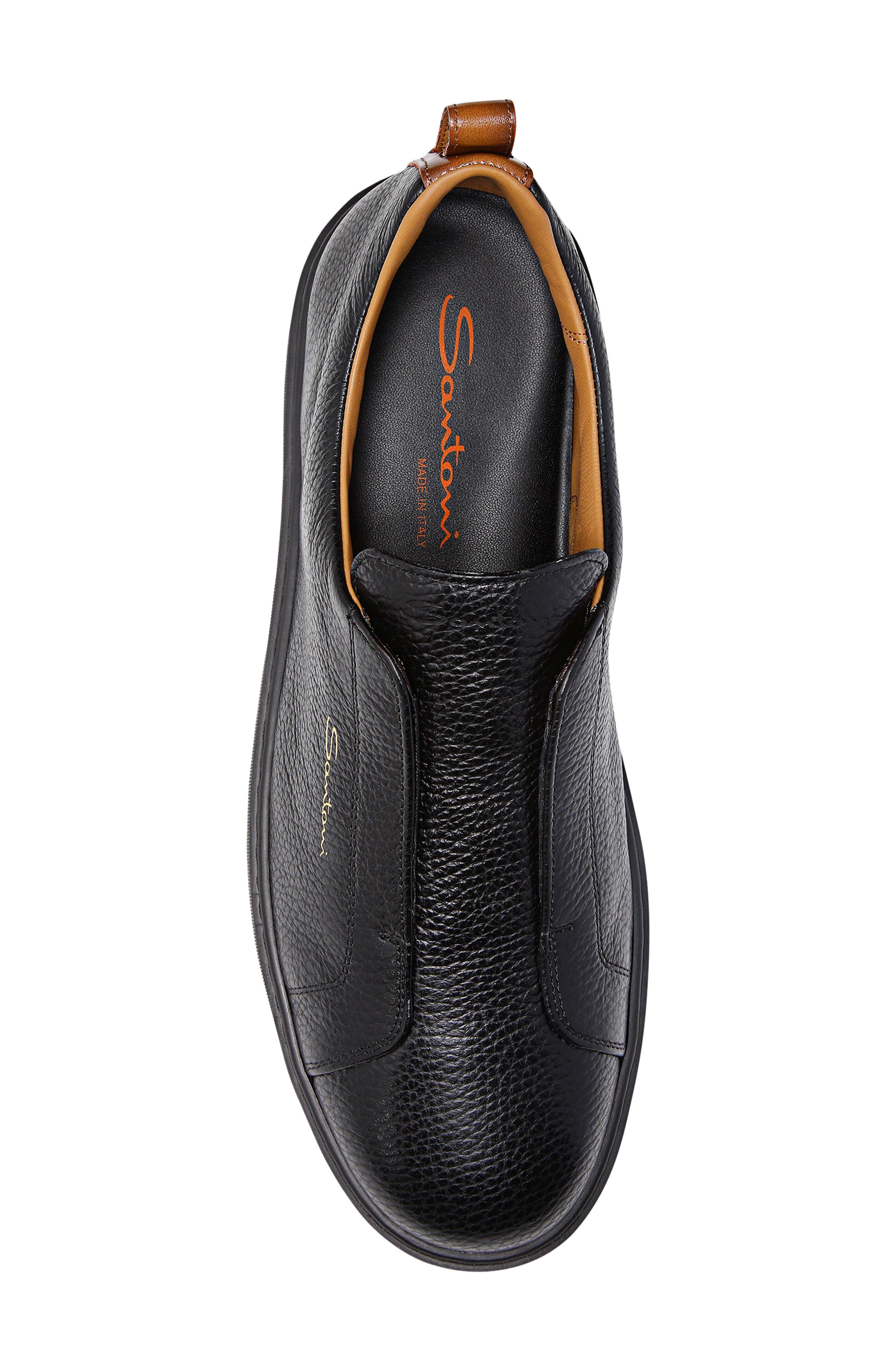 Santoni Victory Laceless Slip-On Sneaker, Alternate, color, 