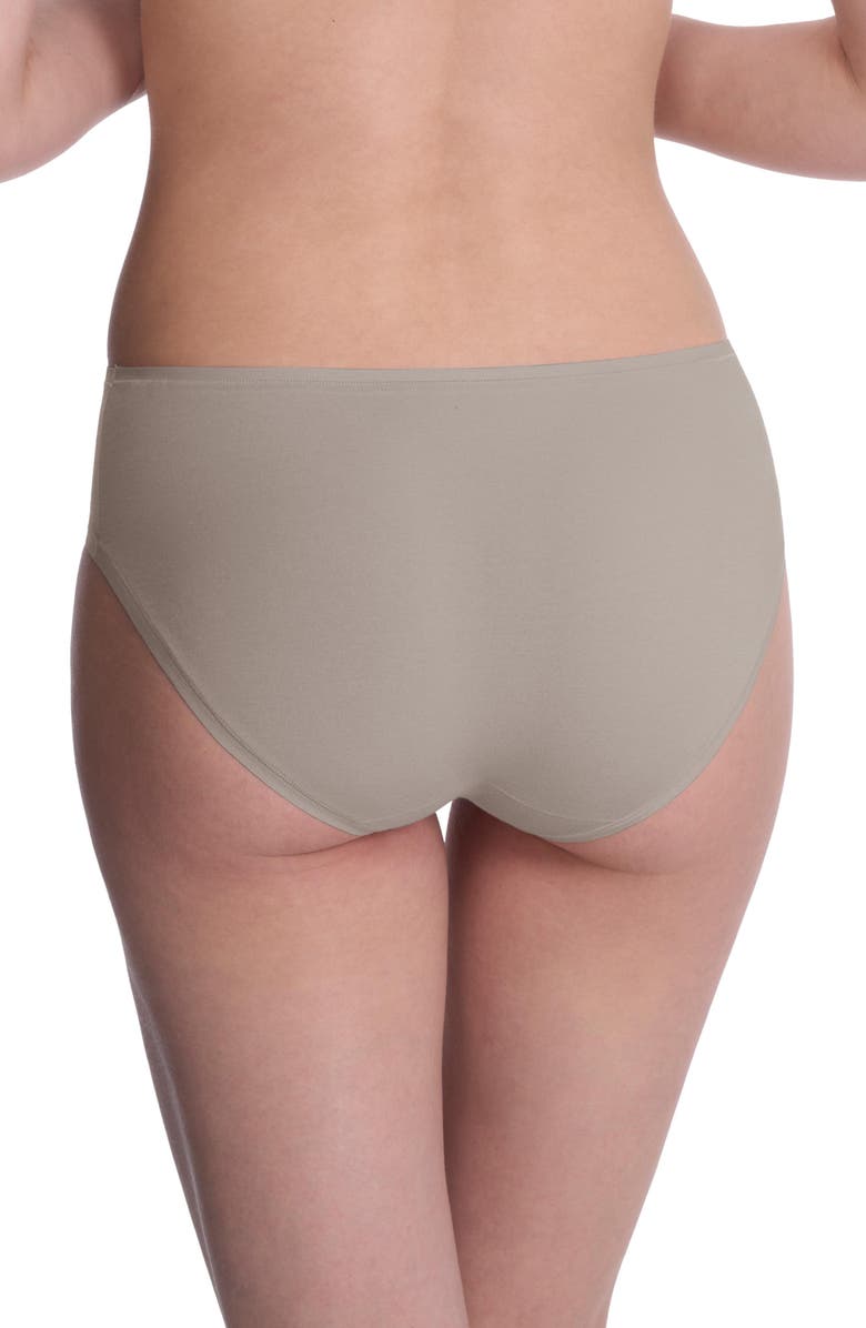 Natori Bliss Bare Cotton Hipster, Alternate, color, Smoky