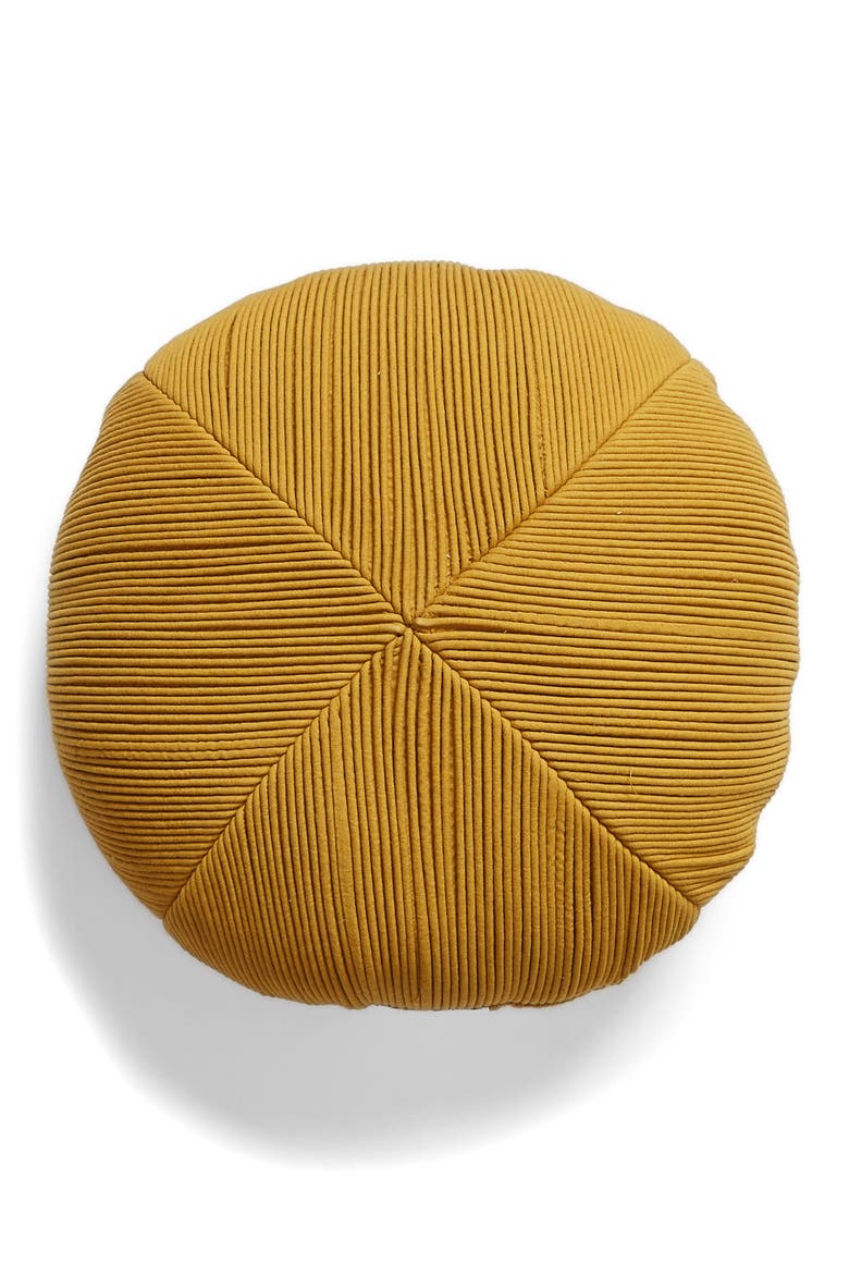 Textured Round Accent Pillow, Main, color, OLIVE BRONZE