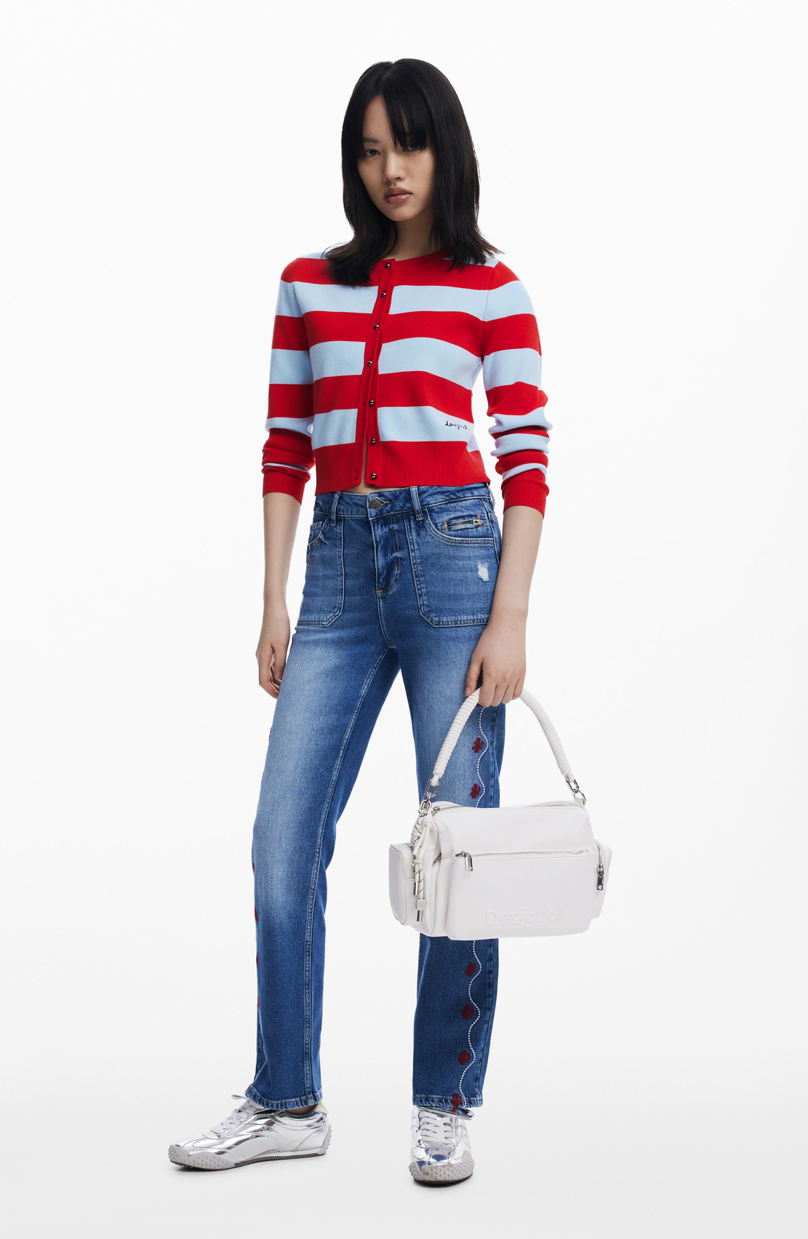 Desigual Faux Leather Shoulder Bag, Alternate, color, 