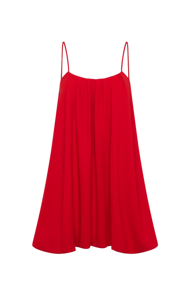 SIMONMILLER Cleo Crepe Mini Dress, Main, color, Lucky Red
