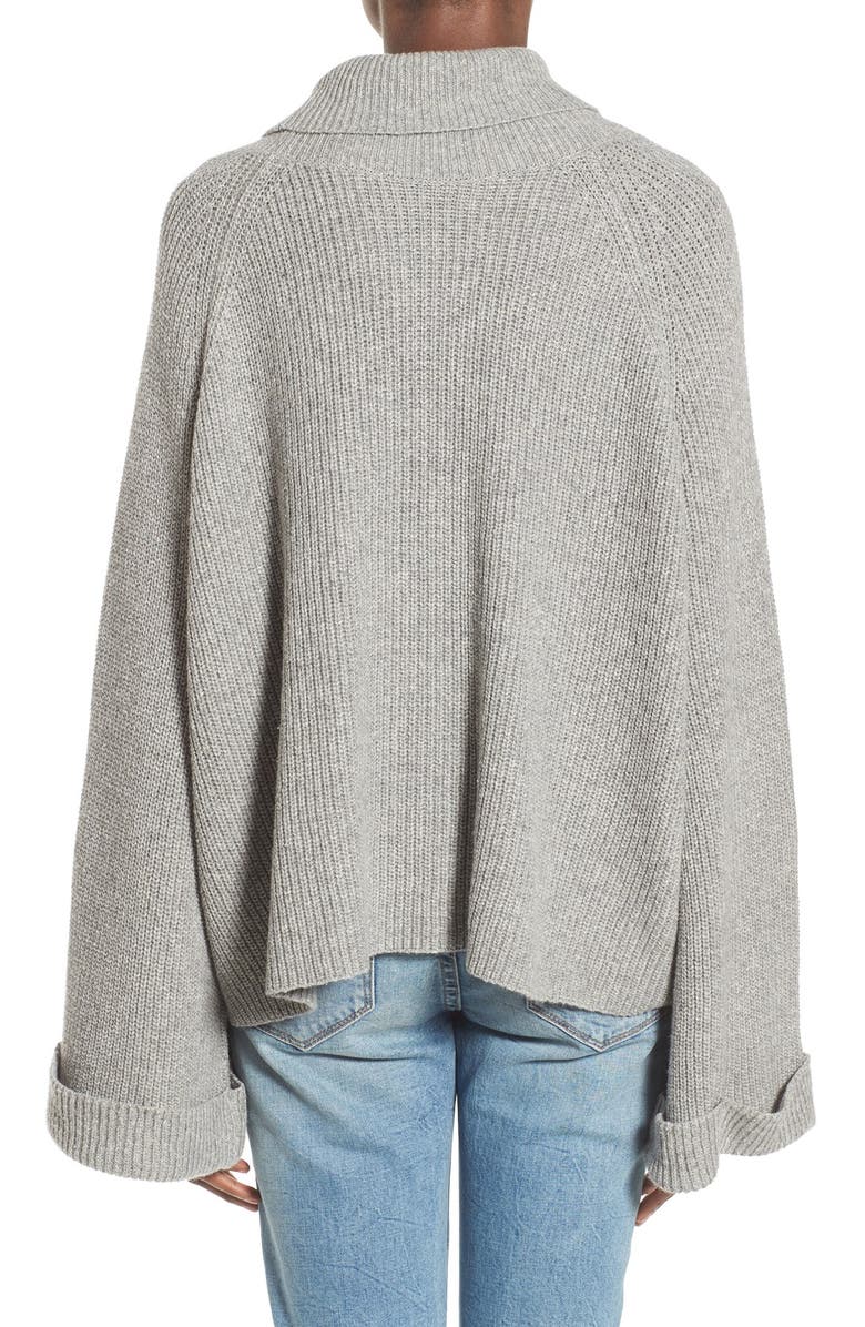 Leith Cowl Neck Shaker Pullover, Alternate, color, 