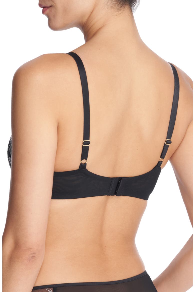 Flawless Underwire Contour Bra, Alternate, color, BLACK