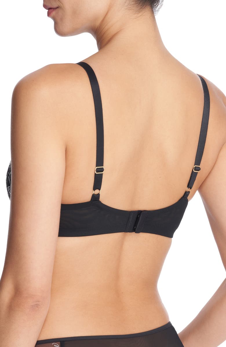 Natori Flawless Underwire Contour Bra, Alternate, color, Black