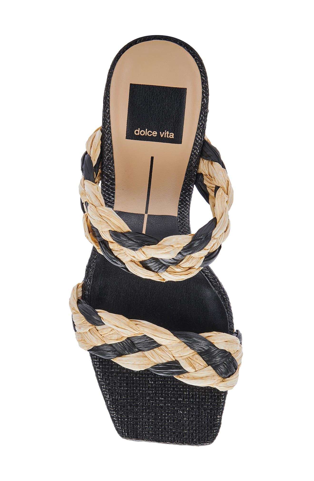 Dolce Vita Paily Raffia Braided Sandal, Alternate, color, 