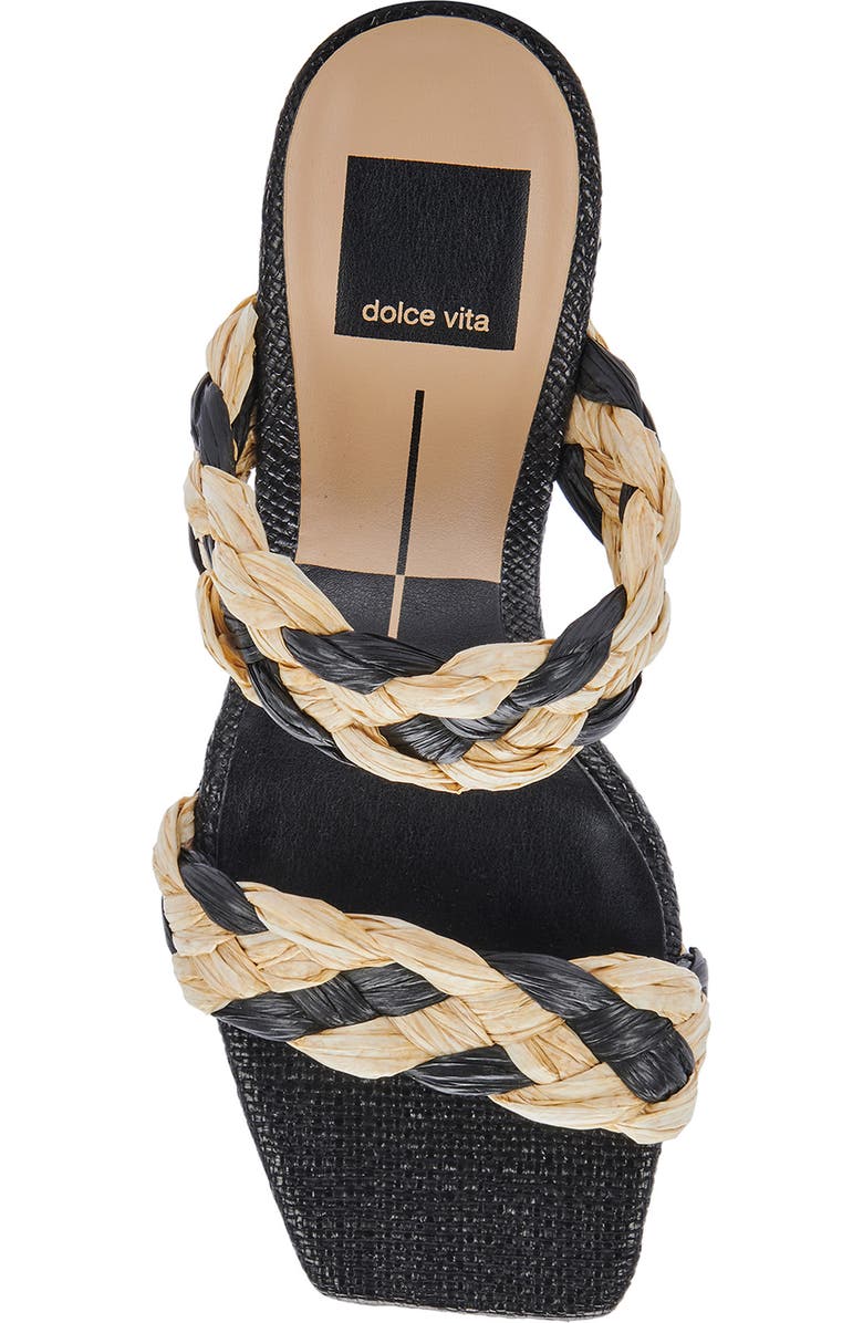 Dolce Vita Paily Raffia Braided Sandal, Alternate, color,