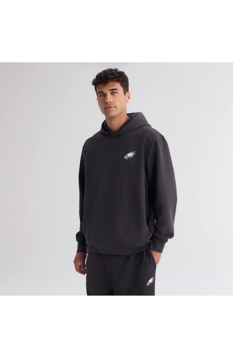 FANATICS Men's Fanatics Charcoal Philadelphia Eagles Clutch Tri-Blend Hoodie, Main, color, Charcoal