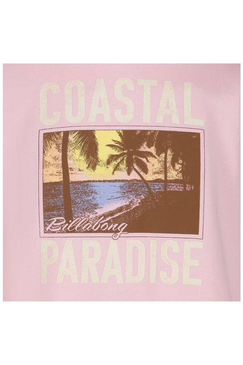 Kids' Coastal Paradise Hoodie, Alternate, color, ROSEATE