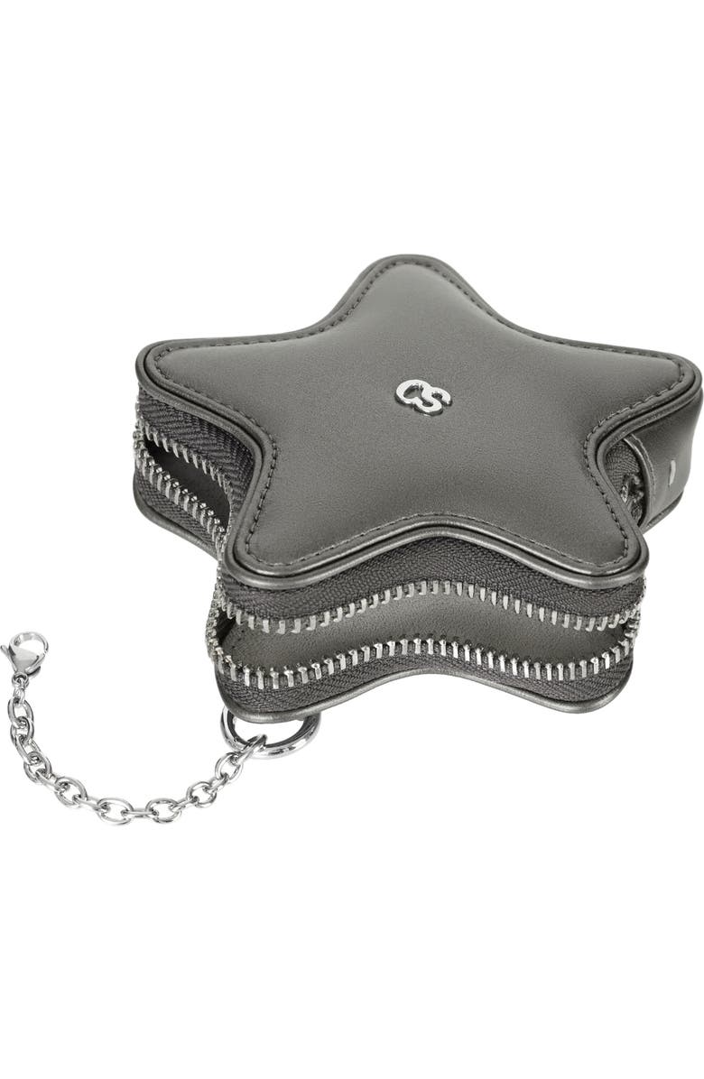 Stand Oil Star Faux Leather AirPods Case, Alternate, color,