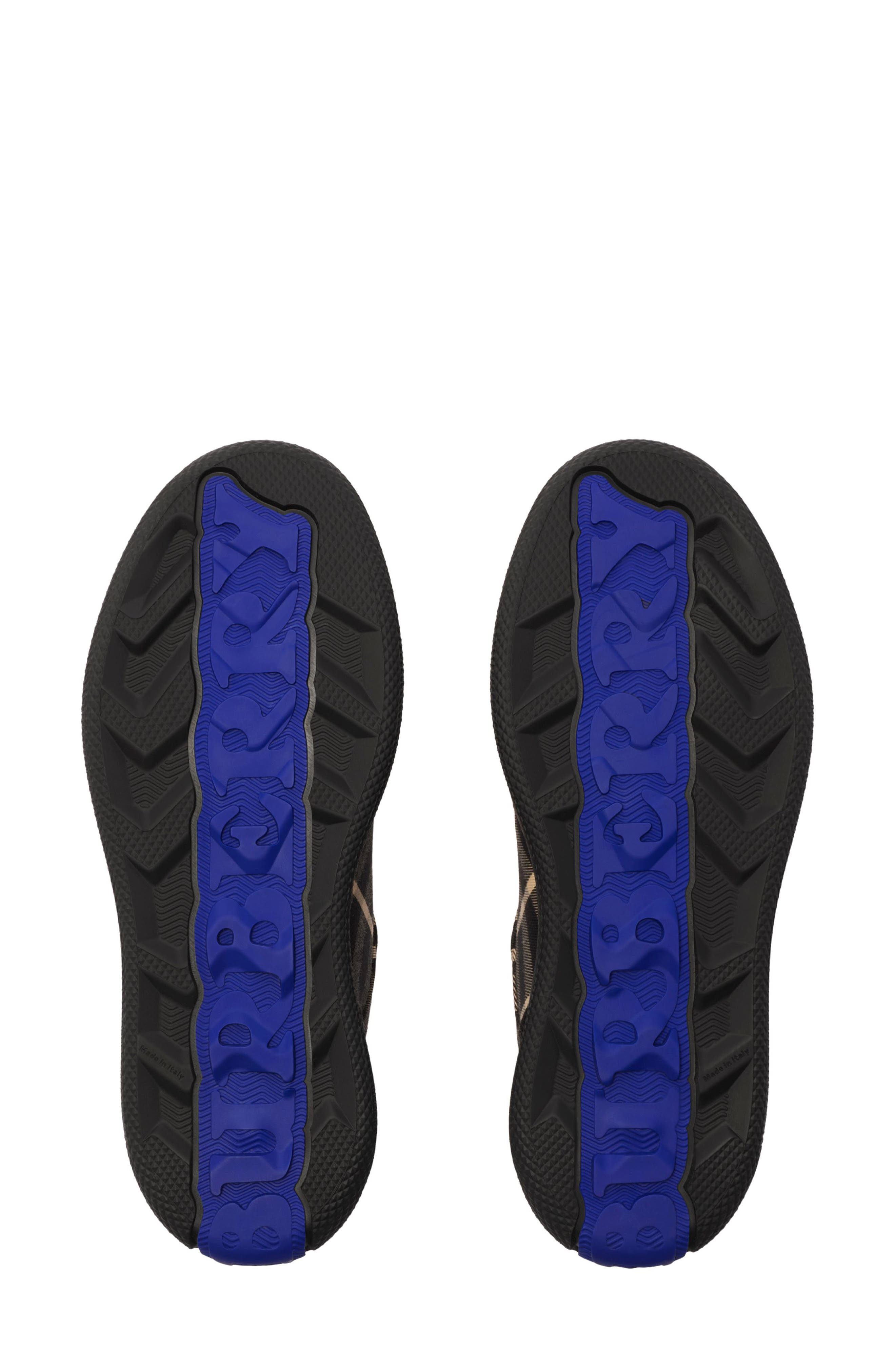 Burberry Terrace Check Sneaker, Alternate, color, Black Check