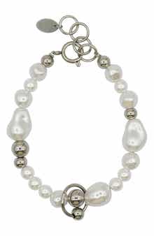 REBL Liquid Faux Pearl Bracelet