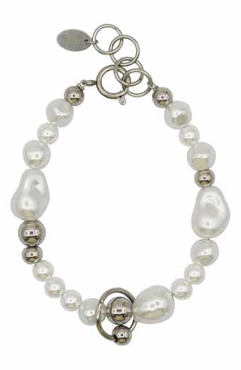 REBL Liquid Faux Pearl Bracelet