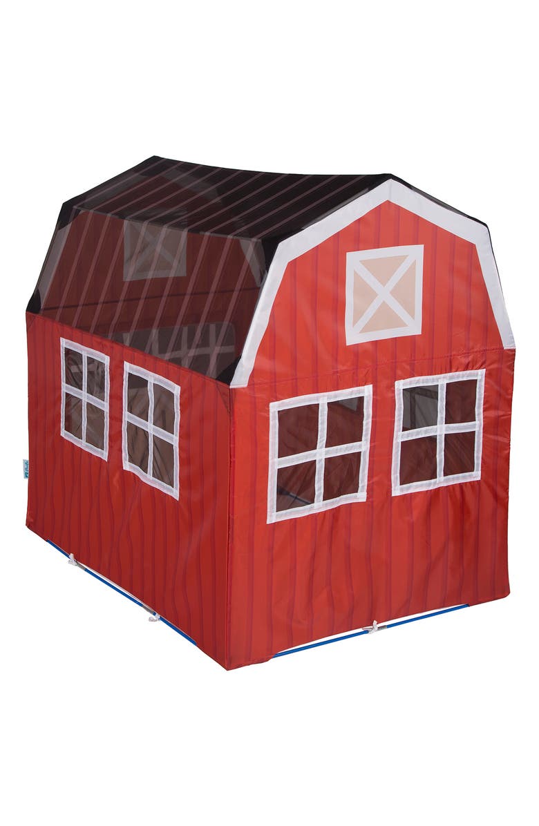 Pacific Play Tents Barnyard Play House, Alternate, color, Red