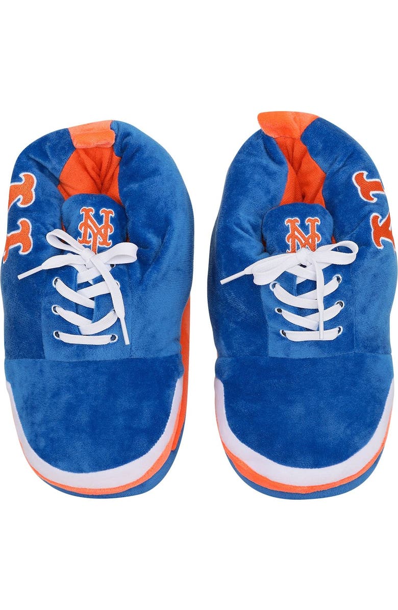 FOCO Men's FOCO New York Mets Plush Sneaker Slippers, Main, color,