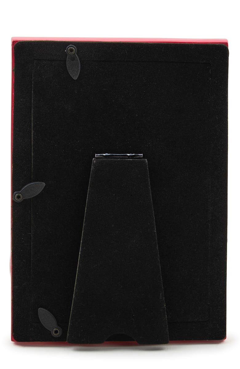 MACKENZIE CHILDS Patience Brewster Gloria Alligator 5 x 7-Inch Picture Frame, Alternate, color, Black