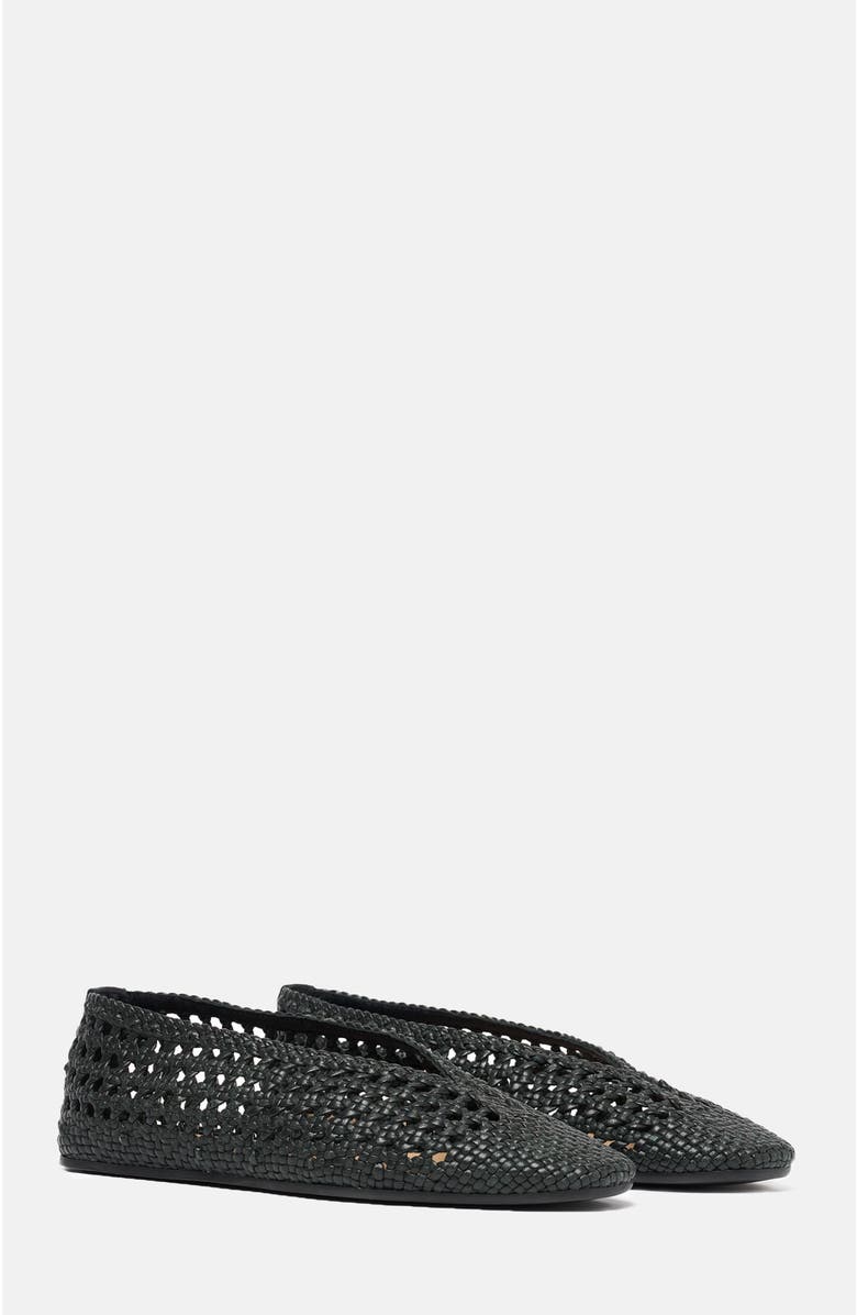 SCAROSSO Ella Ballerinas, Main, color, Black - Calf