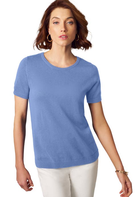 Fine Gauge Crewneck Shell (Plus)