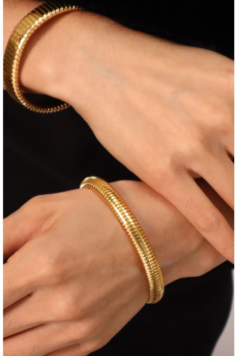 Gladiator Minimalist Bracelet, Alternate, color, Gold