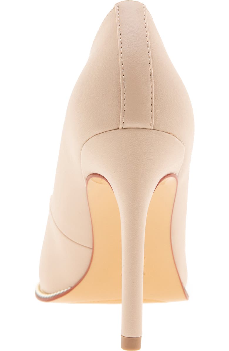 BCBGeneration Hiarlia Chain Trim Pointed Toe Pump, Alternate, color, Frappe