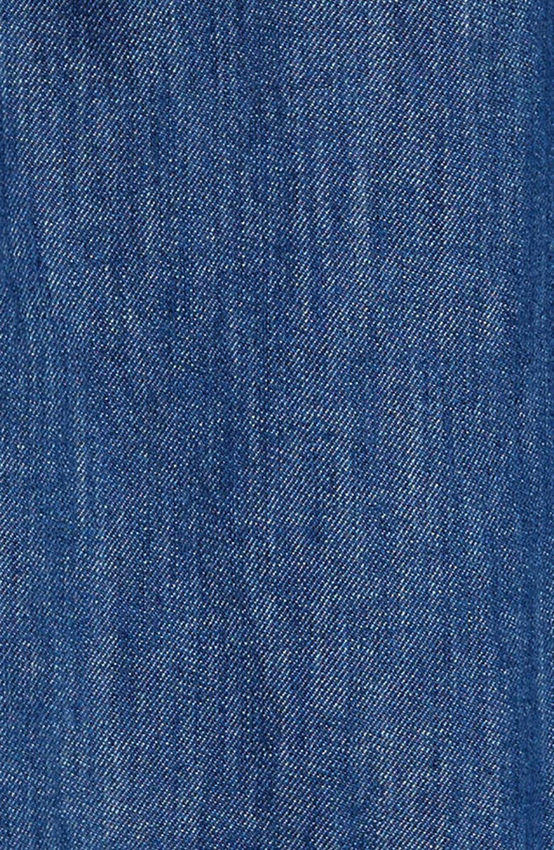 Zimmermann Kids' Tiggy Embroidered Cotton Chambray Dress, Alternate, color, Blue Lagoon