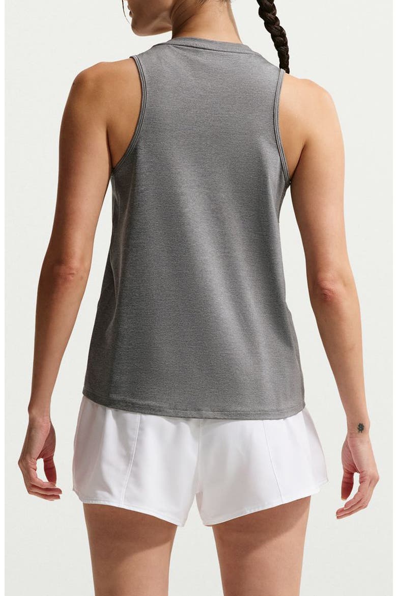 One Dri-FIT Tank, Alternate, color, 085 SMKGRY/WHITE