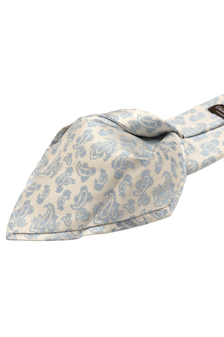 Colombo - Silk Jacquard Tie for Men, Alternate, color, Sky Blue