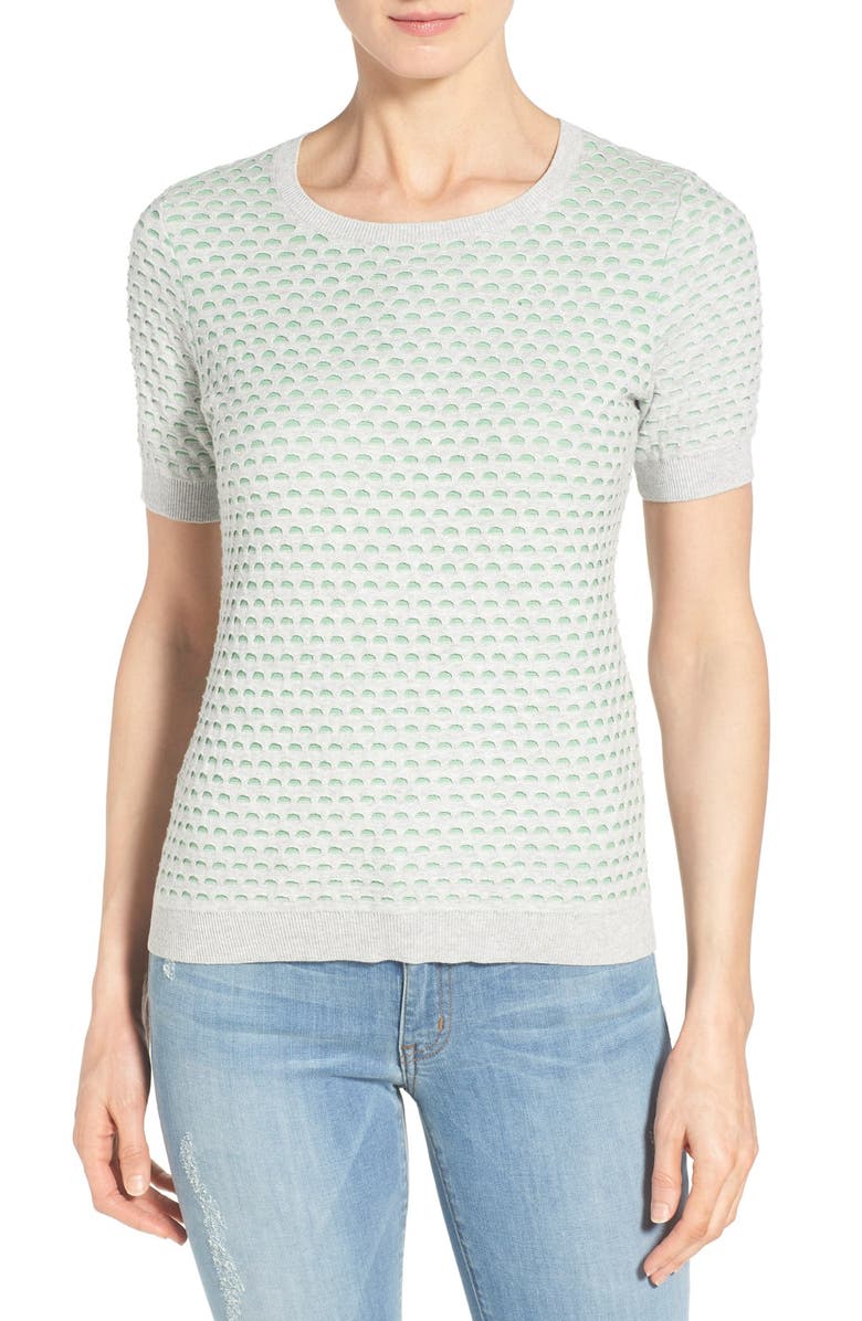 Halogen<sup>®</sup> Textured Crewneck Sweater, Main, color, 