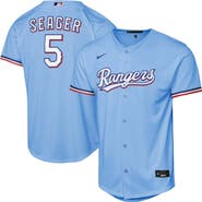 Nike Youth Nike Corey Seager Light Blue Texas Rangers Alternate Replica Jersey