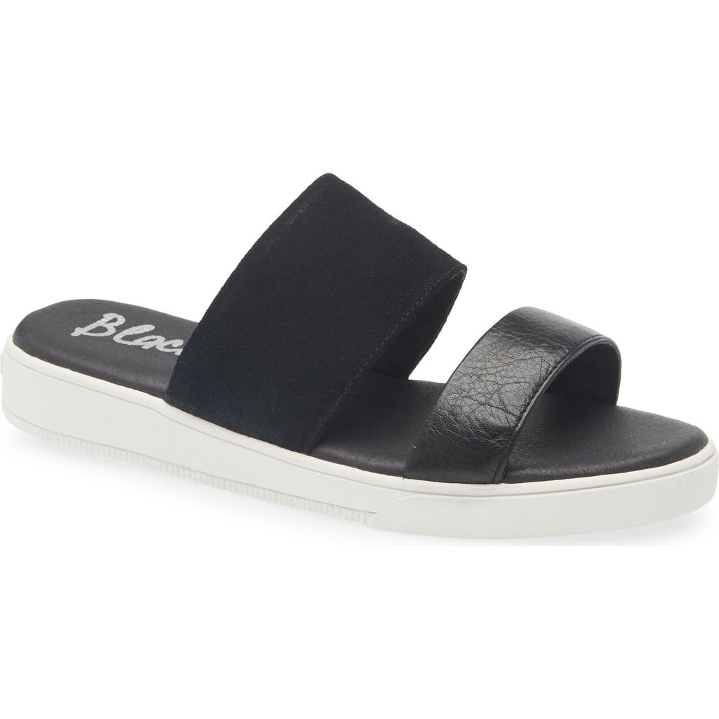 Blackstone Rl92 Slide Sandal In Black